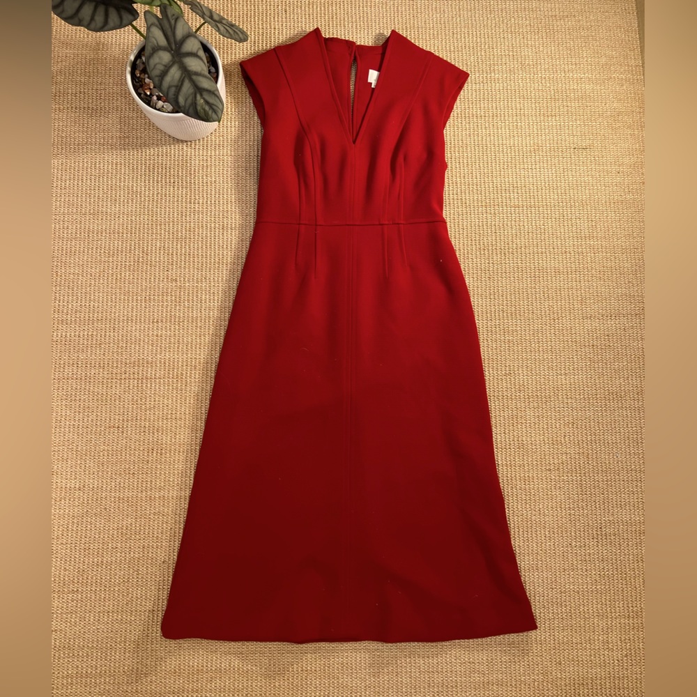 Red, Cocktail Anthropologie Midi dress